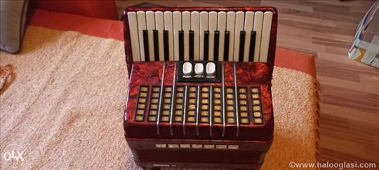 Harmonika DELICIJA JUNIOR II, 48 BASOVA 3 registra