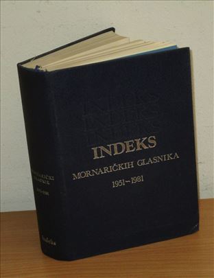 Indeks mornaričkih glasnika 1951 - 1981