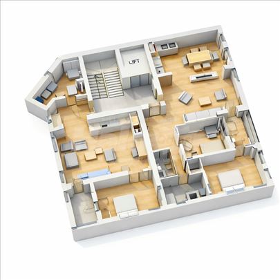 Moderna novogradnja Zeleno Brdo/KLUZ