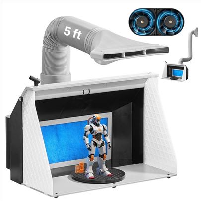 Sprej kabina za farbanje modela umetnickih radova