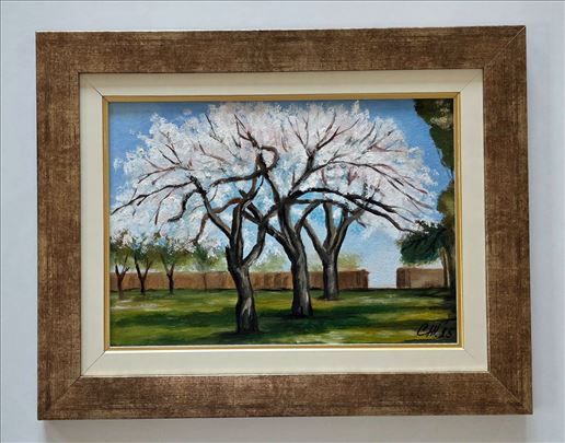 Ulje na platnu - Dolazak proleća, prelepa slika!