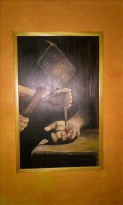 Ulje na platnu 82 x 52 cm uramljena, potpisana