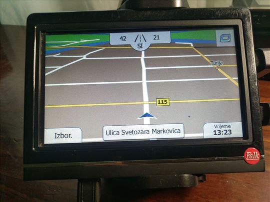 falk 4,3 inča - nove mape cele ev, auto-kamion