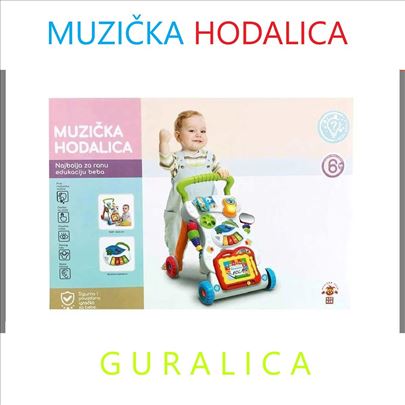 Muzička bebi hodalica guralica za bebe 6+