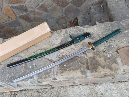 Katana mač sa slike zelena 2025g 