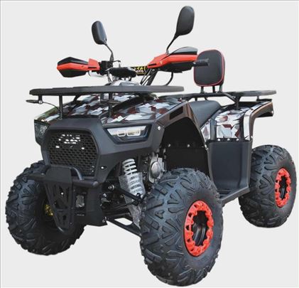 Kvad sivo crveni 125 kubika, cetvorotockas za decu