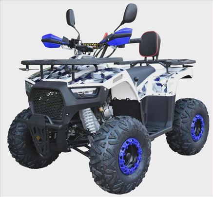 Kvad sivo plavi 125 kubika, cetvorotockas za decu