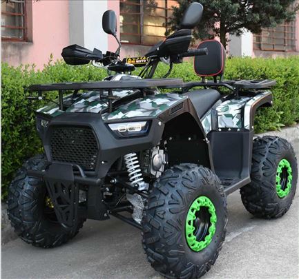 Kvad sivo zeleni 125 kubika, cetvorotockas za decu