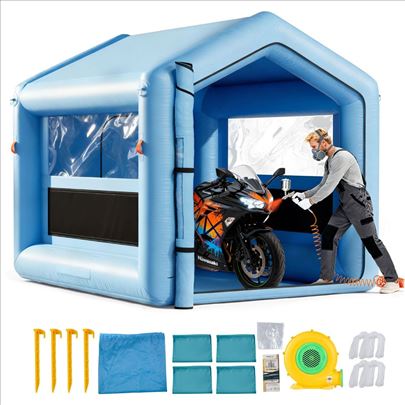 Naduvavajuca Kabina Komora Za Farbanje 3x2.5x2.5m