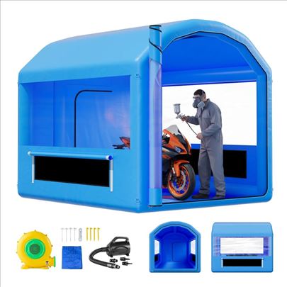 Naduvavajuca Kabina Komora Za Farbanje 3x2,5x2,5m