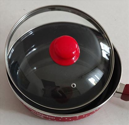 Novo! Metalac emajlirani tiganj sa poklopcem