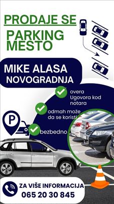 Prodaja garažno mesto-Ugao Mike Alasa i Cara Uroša