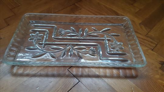 Staklena tacna/posluzavnik