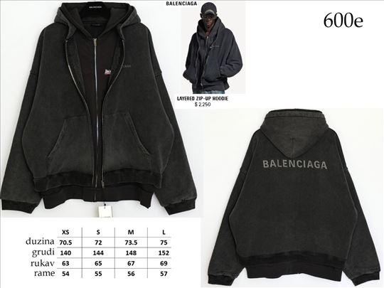 Balenciaga, Galerry dept. top duksevi, mega hit