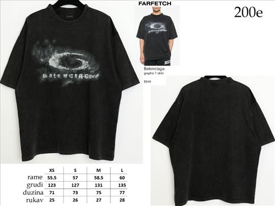 Balenciaga, vrh majice, ultra hit
