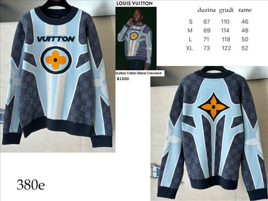 L.Vuitton top sportski duksevi, mega hit