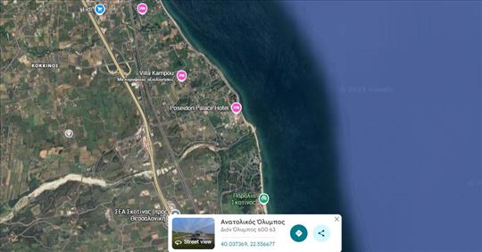 Prodaja placeva u podnozju Olimpa sa dozvolom 