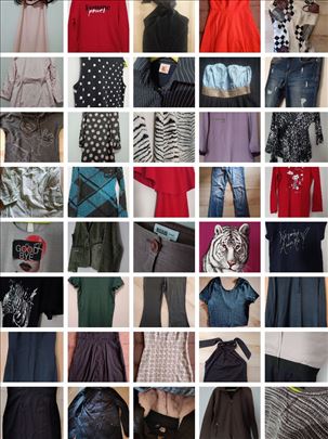 Veliki paket zenske garderobe 60+kom