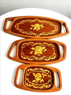 Drveni posluzavnici iz 80tih