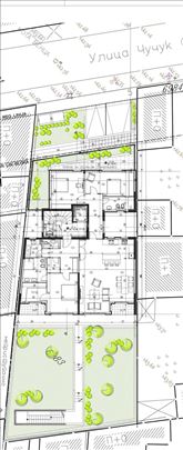 Vukov spomenik, lux, na povučenom spratu