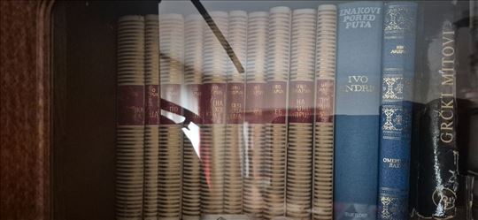 Bogata biblioteka domacih I stranih autora