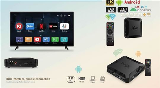 Smart q Android box sa besplatnim kanalima 