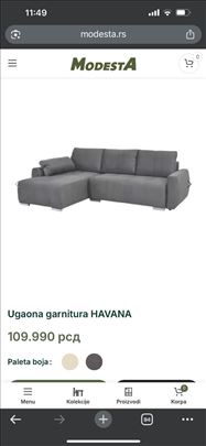 Ugaona garnitura Havana( Matis namestaj)