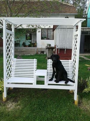 Baštenksa Klupa Od Čistog Drveta Ručni Rad