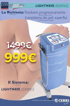 IPL aparat za fotoepilaciju - Lightwave advance 