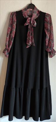 LCW Casual: Sofisticirana crna haljina sa karnerom