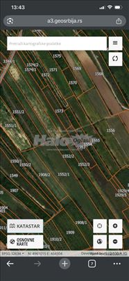 Prodaja parcele 1552/2 Vlasnik 1/1