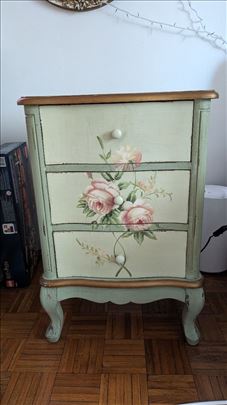 Shabby Chic komoda - Ručno oslikana - Dorćol