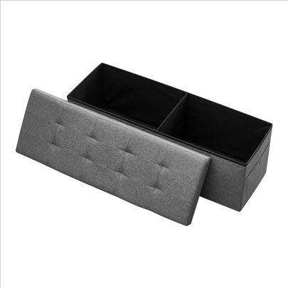 Tapacirana klupa sa prostorom za odlaganje otoman