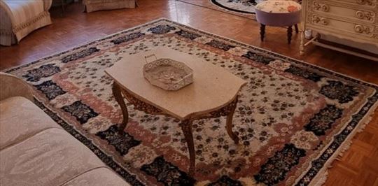 Veliki vuneni tepih (300x200) - Vintage cvetni dez