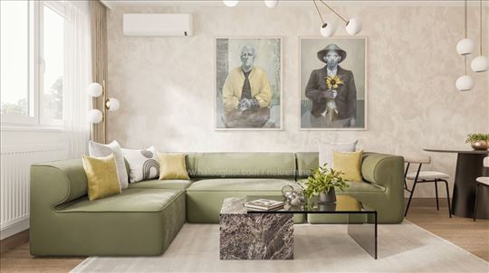 Dvosoban stan – 46,56 m² (Lamela 6, II faza Sokoli