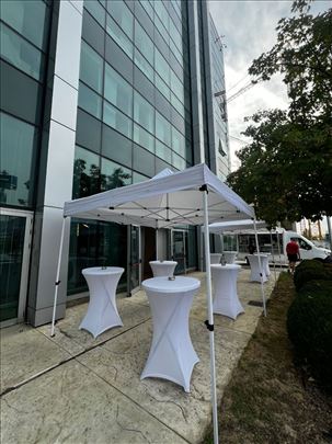 Iznajmljivanje paviljona i lakomontažnih šatora