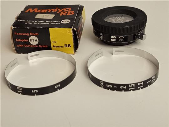 MamiyaRB Focusing Knob Adapter with Distance Scale