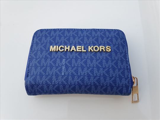 Michael Kors zenski mali plavi novcanik Novo!