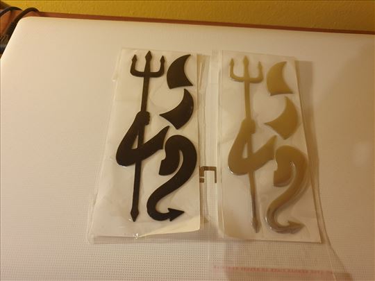 Stiker djavola za trotinete, automobile Novo! 