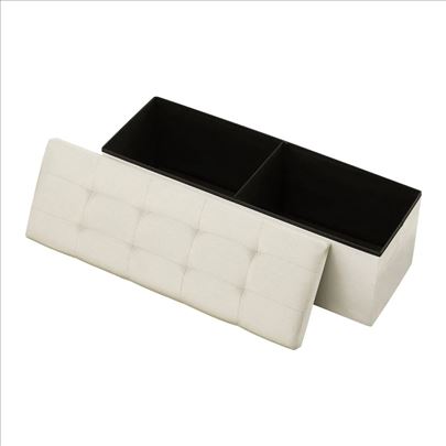 Tapacirana Tabure Klupa Otoman Bež