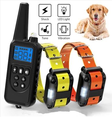 Ogrlice za dresuru pasa domet 800m - teletakt