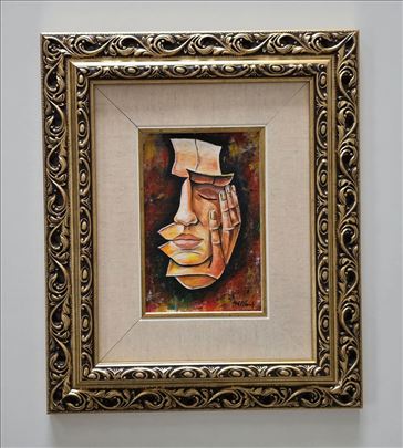 Slika - Tisina, akril na platnu. Minijatura