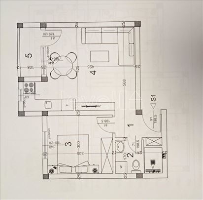 Stan,Novi Sad,Veternička Rampa,kv: 41.00, € 85428
