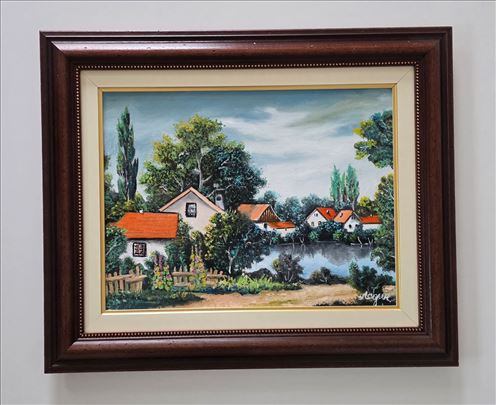 Ulje na platnu - Salasi, slika dva. 