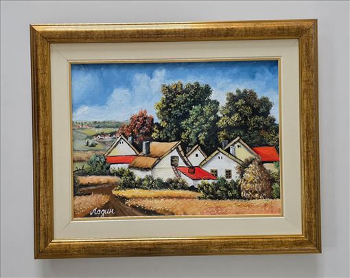 Ulje na platnu - Salasi, slika jedan.