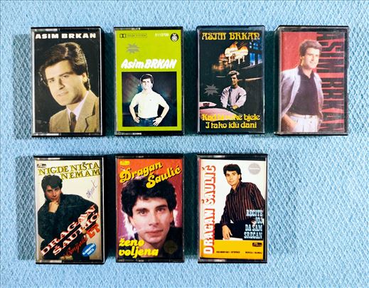Asim Brkan/Dragan Šaulić-7 albuma-kaseta