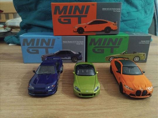 Mini GT BMW/Skyline/Honda 1:64
