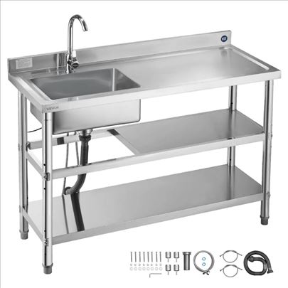 Samostojeca Kuhinjska Sudopera 1200x500x940mm Inox