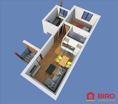 Stan,Bačka Palanka,Bačka Palanka,kv: 64.00, ID: 10