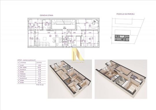 Troiposoban Stan U Izgradnji - Vidovdansko naselje